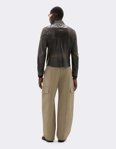 Reconditioned by Ferrari leather jacket for the 2026 Silverstone GP