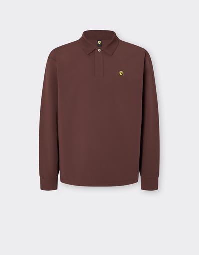 Scuderia Ferrari polo shirt in technical fabric