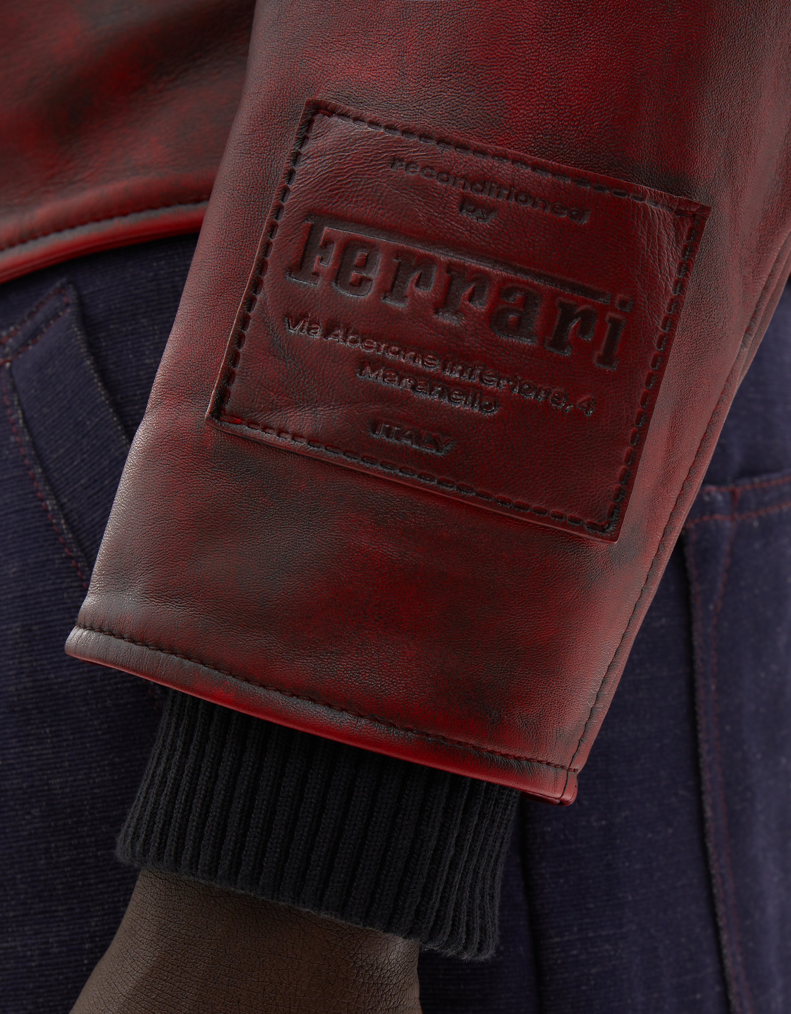 Reconditioned by Ferrari leather jacket for the 2026 Silverstone GP