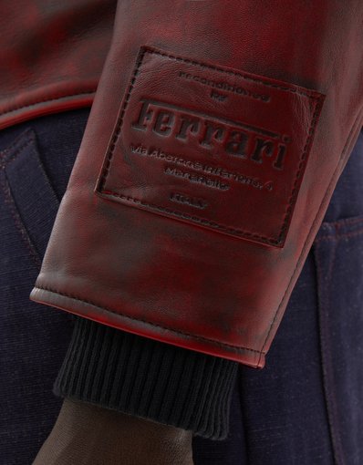 Reconditioned by Ferrari leather jacket for the 2026 Silverstone GP