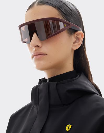 Scuderia Ferrari goggles with red lenses