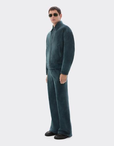 Tie-Dye Ribbed Velvet Blouson