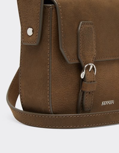 Waxed Leather Messenger Bag
