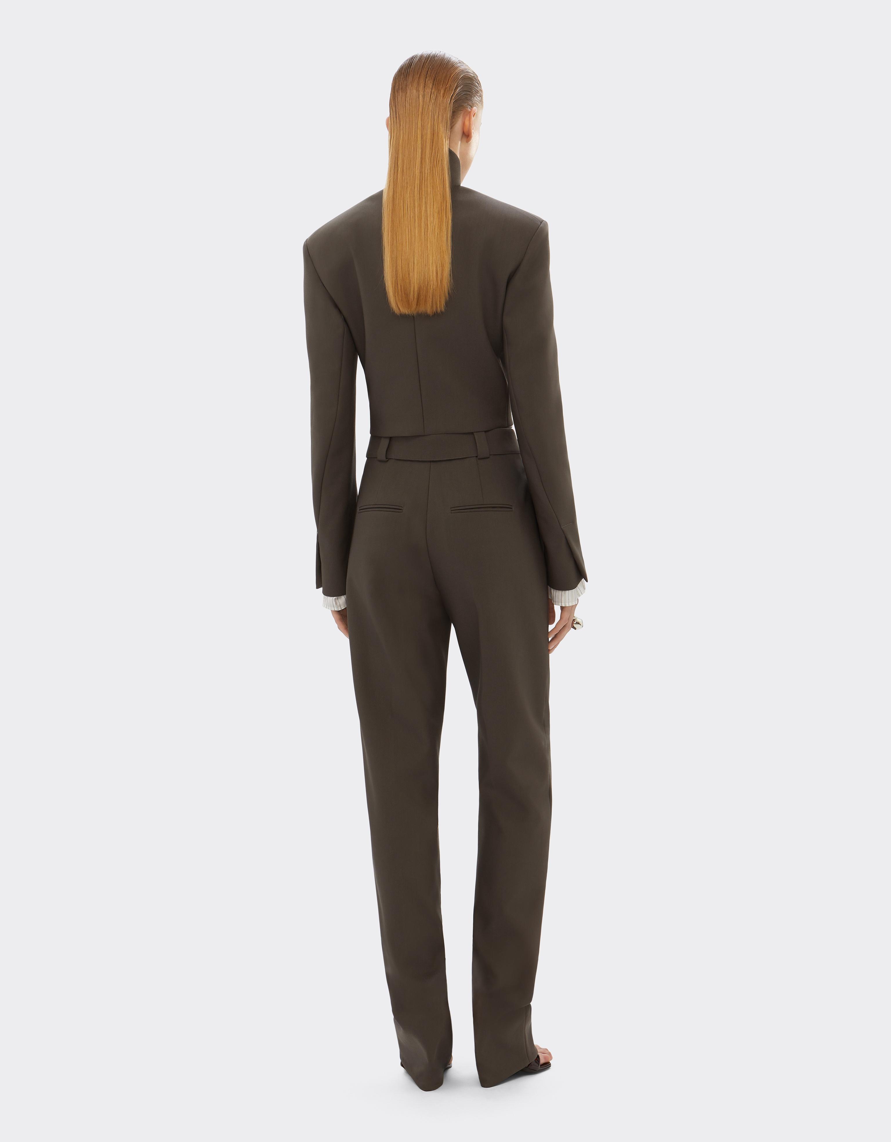 Straight-Leg Trousers in Crepe