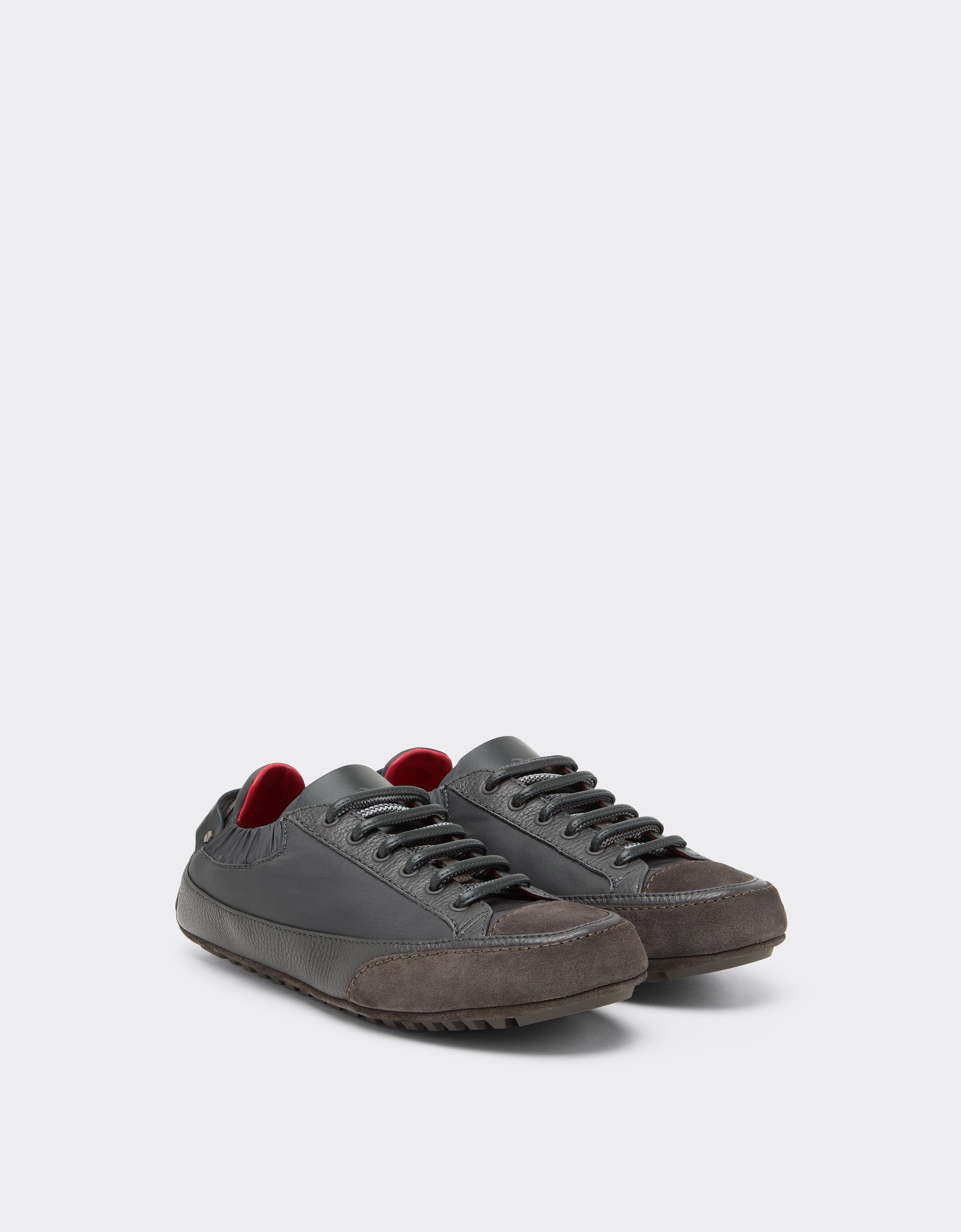 Zapatillas Driver de piel y ante