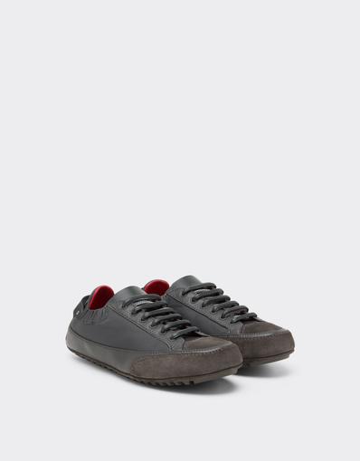 Leather and Suede Driver Trainers