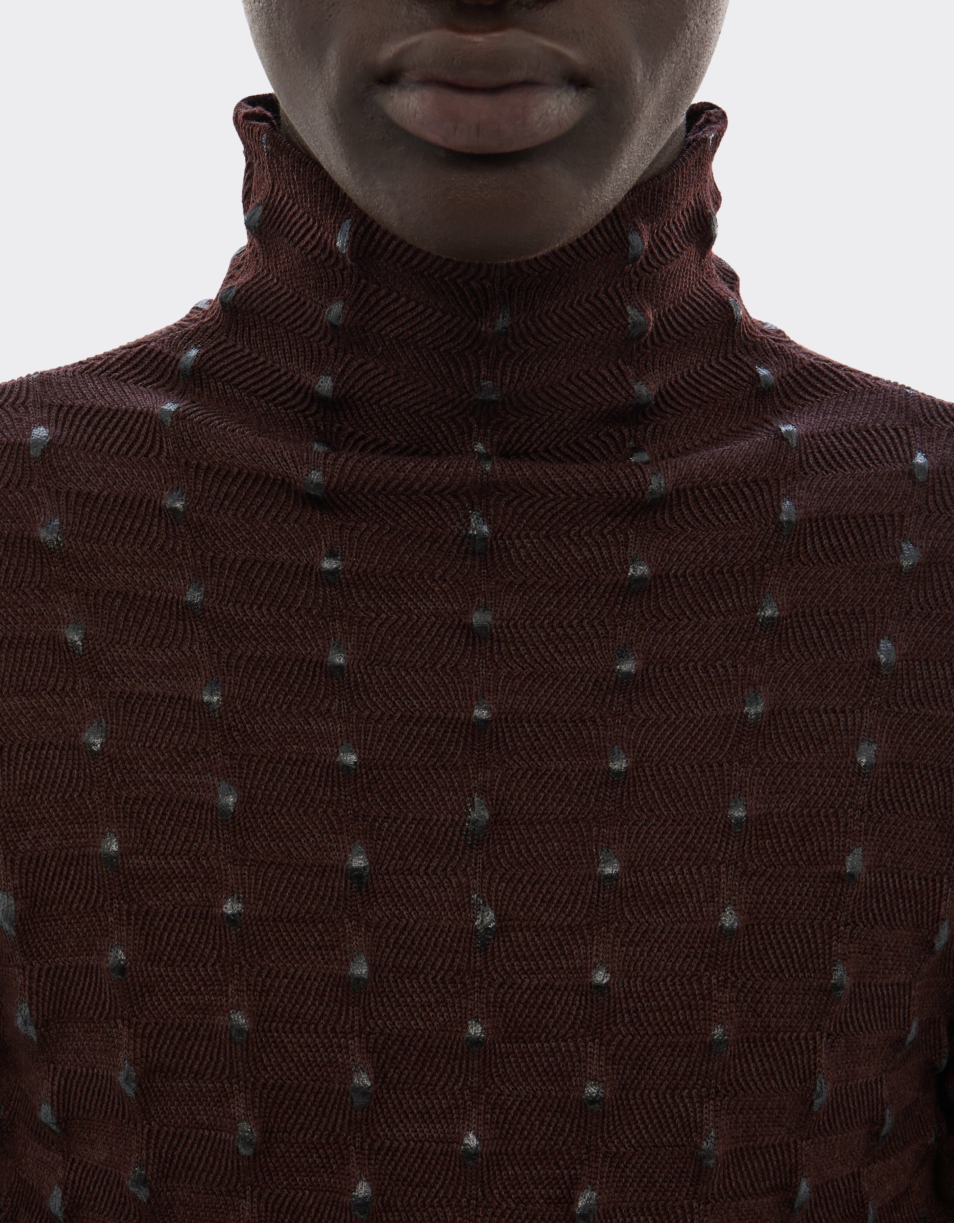 Wool and Cotton Turtleneck
