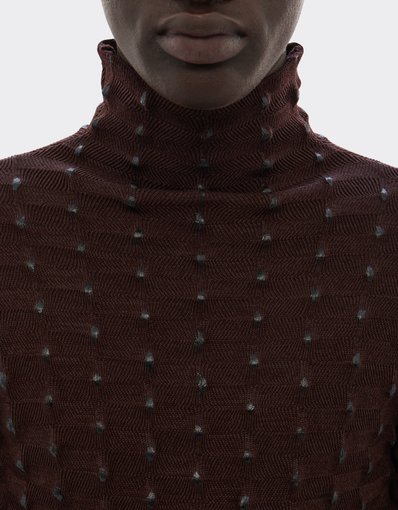 Wool and Cotton Turtleneck