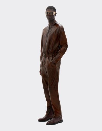 Reconditioned by Ferrari leather tracksuit for the 2026 Silverstone Grand Prix