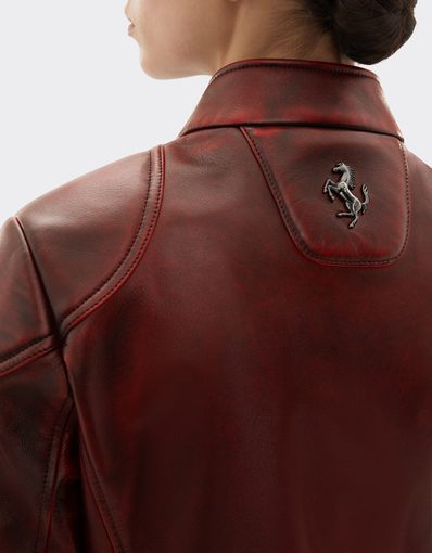 Reconditioned by Ferrari leather jacket for the 2026 Silverstone GP