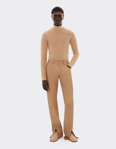 Semi-transparent Tulle Turtleneck