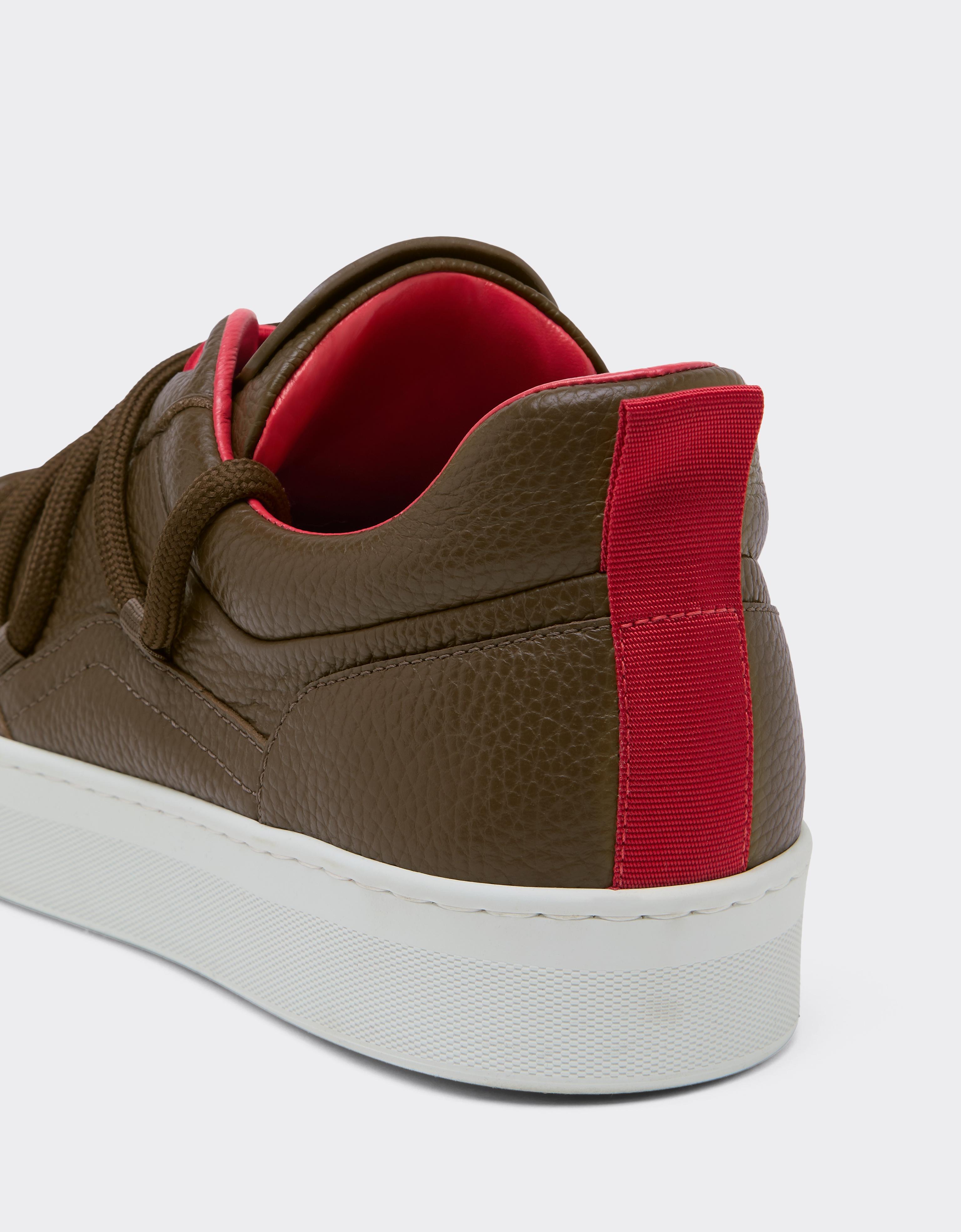 FLAT SNEAKERS LOW GRAIN LEATHER