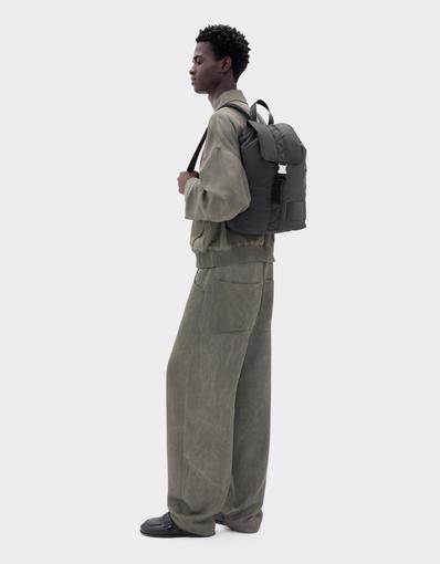 Q-Cycle Nylon Rucksack with Leather Details