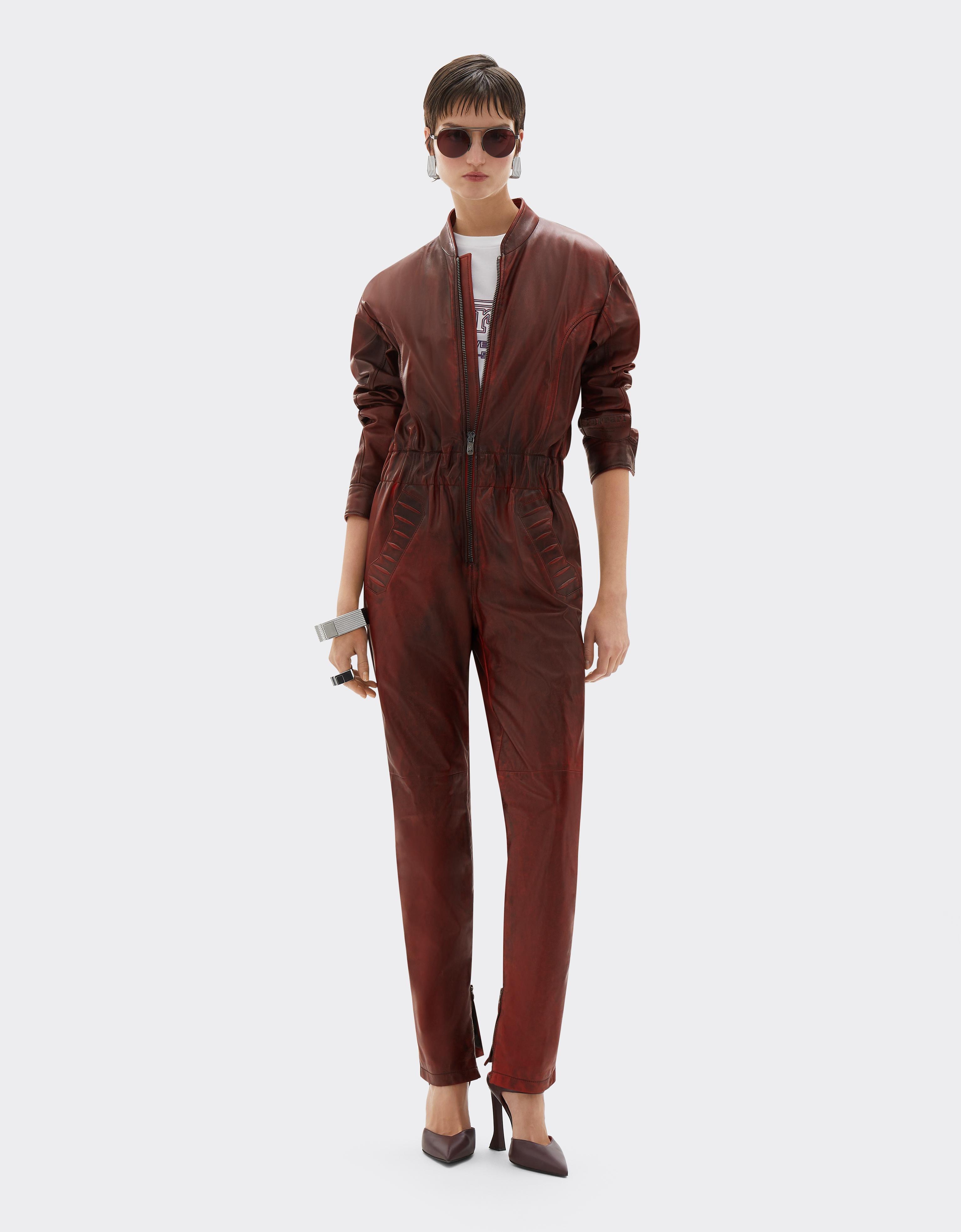 Reconditioned by Ferrari leather tracksuit for the 2026 Silverstone Grand Prix