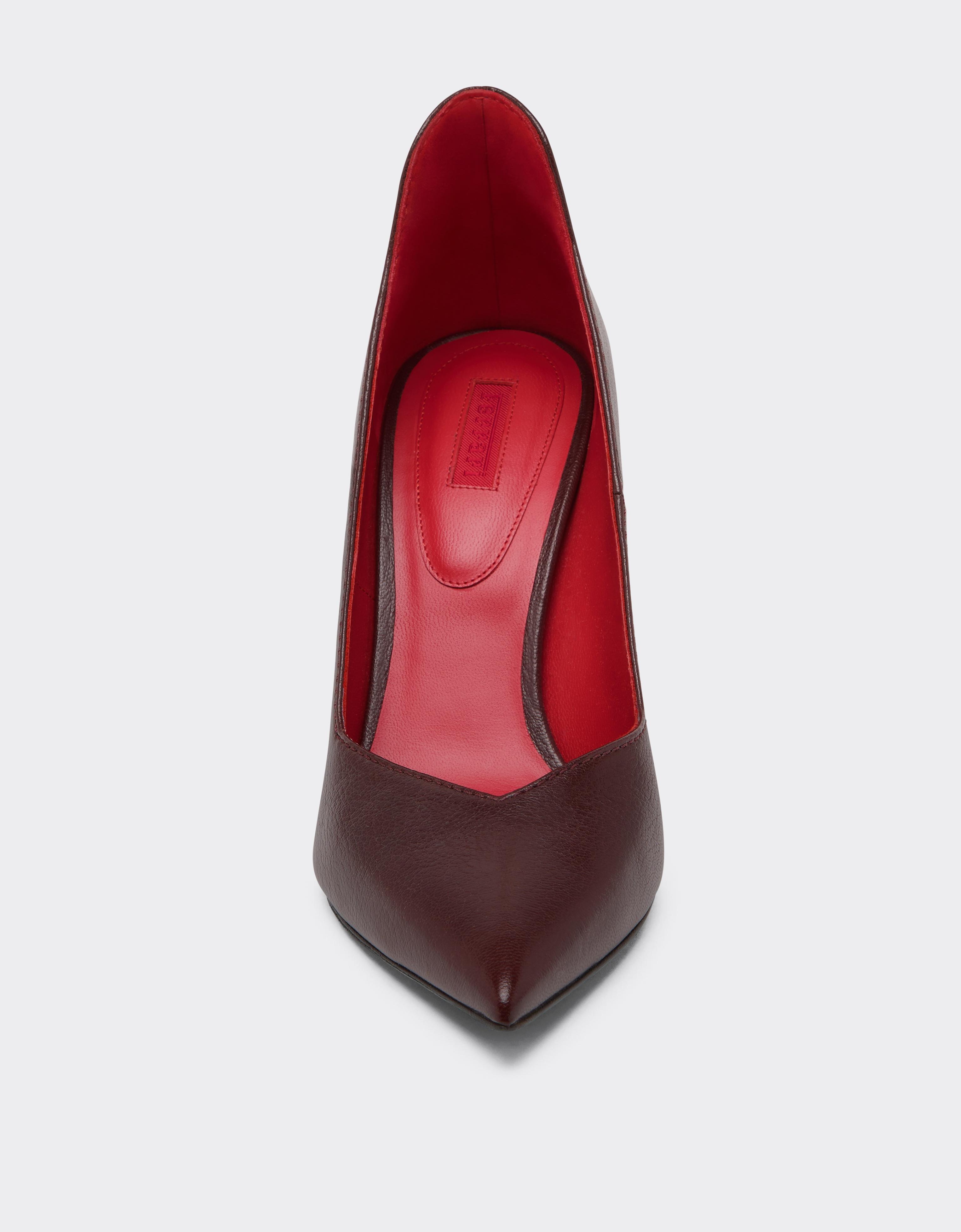 Leather Pumps with Ferrari Heel
