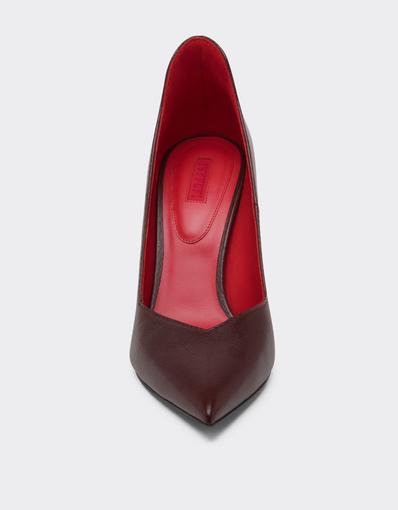 Leather Pumps with Ferrari Heel