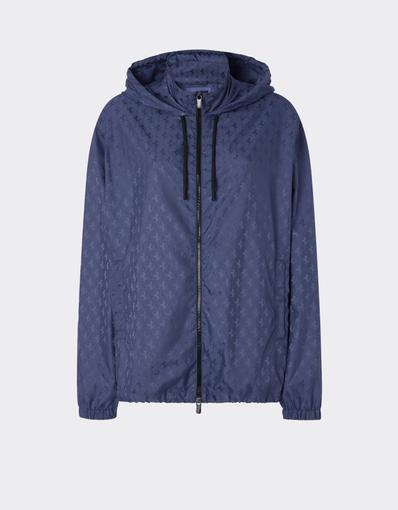 Nylon windbreaker with Prancing Horse motif