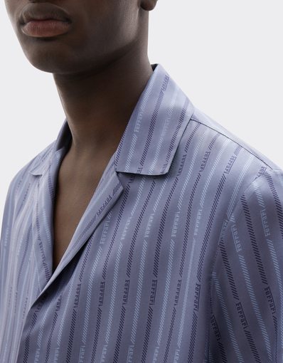 Ferrari Monogram silk shirt