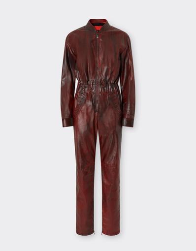 Reconditioned by Ferrari leather tracksuit for the 2026 Silverstone Grand Prix