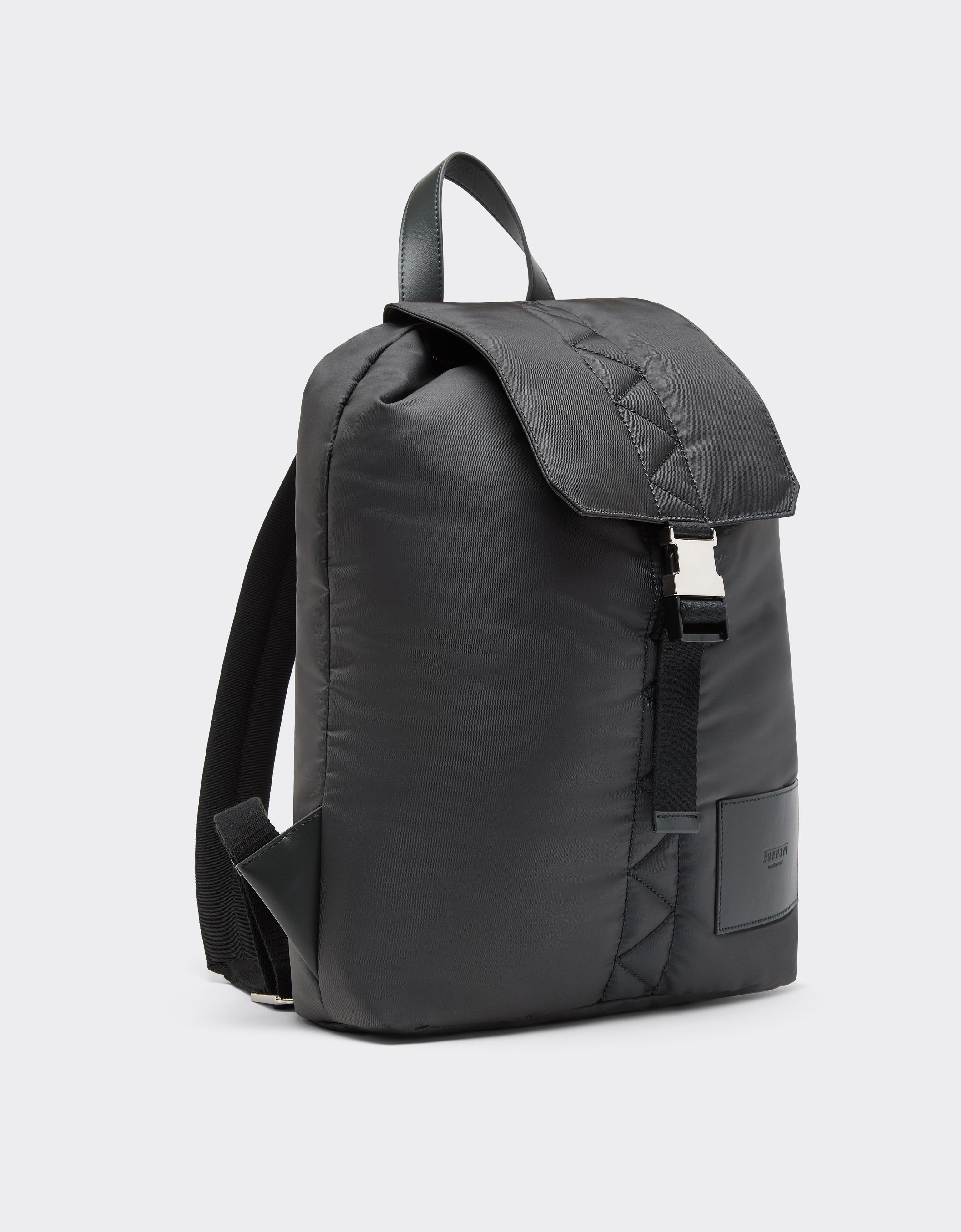 Q-Cycle Nylon Rucksack with Leather Details