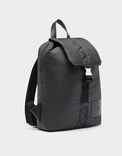 Q-Cycle Nylon Rucksack with Leather Details