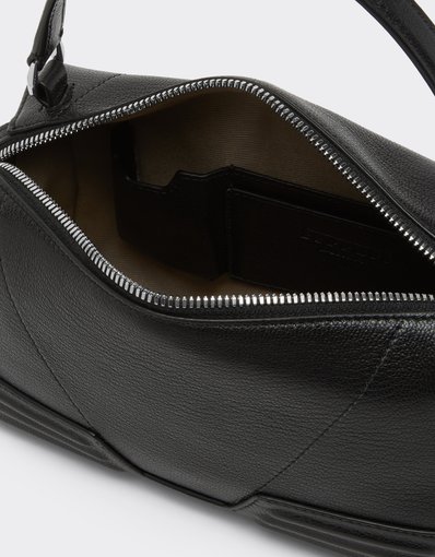 Sac à bandoulière GT en cuir grenat