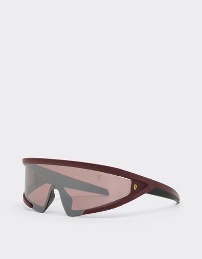Scuderia Ferrari goggles with red lenses