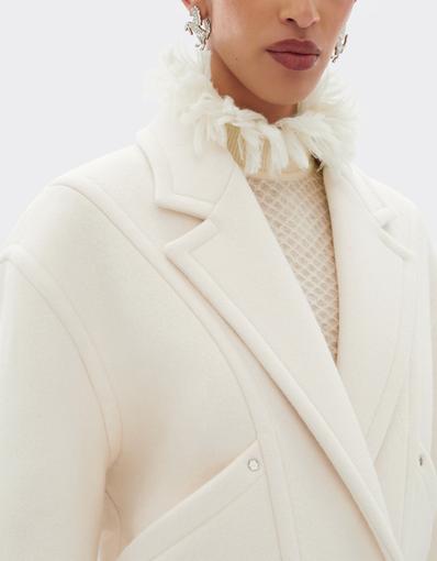 Chaqueta de paño doble de lana