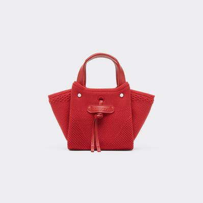 La Tote Bag Ferrari mini in Knit and Leather