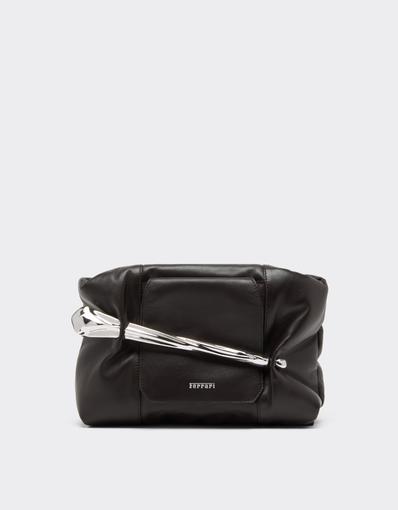 FERRARI PILLOW BAG en cuir semi-brillant