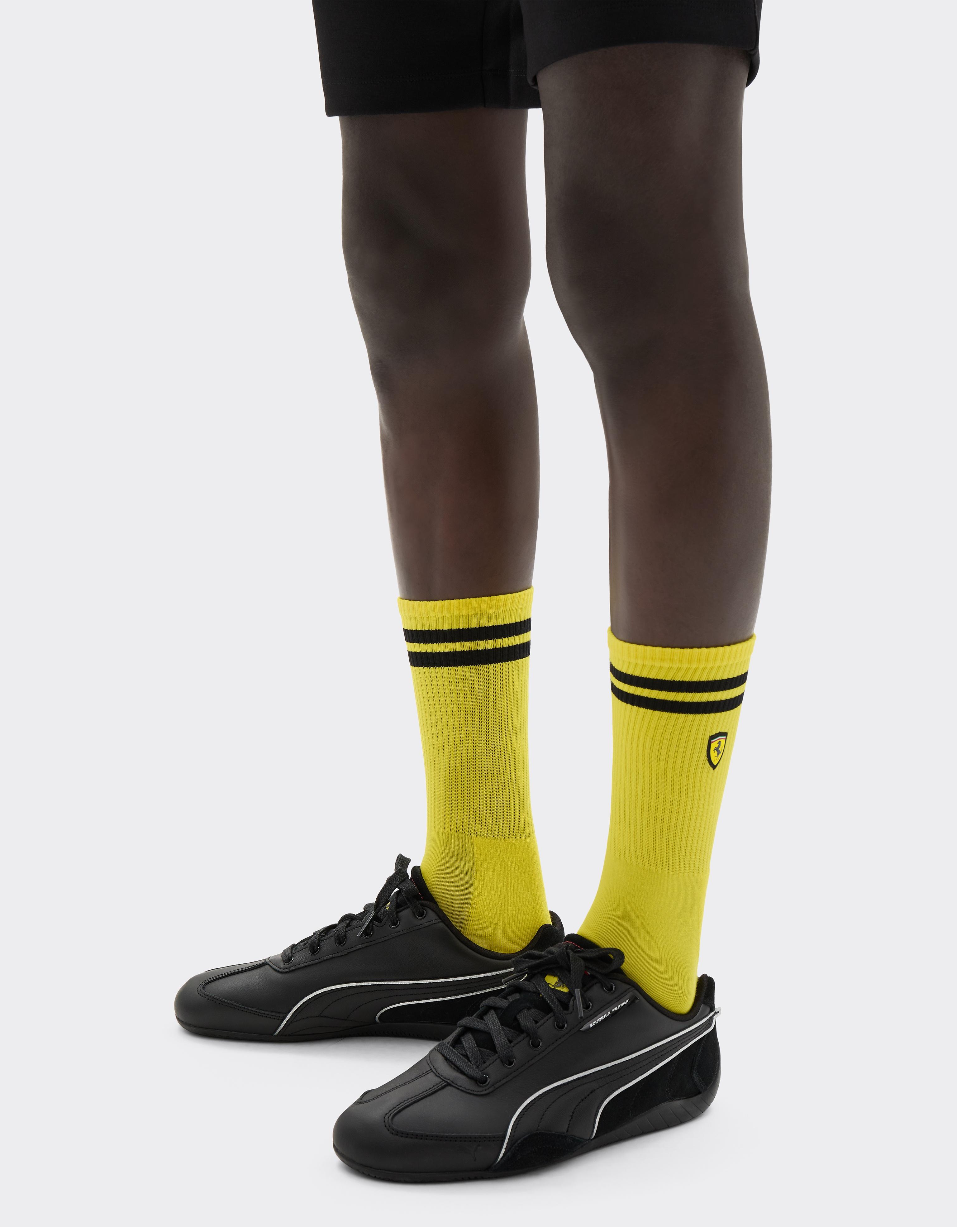 Terry cloth sock set with Ferrari Scudetto