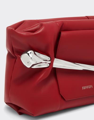 FERRARI PILLOW BAG en cuir semi-brillant