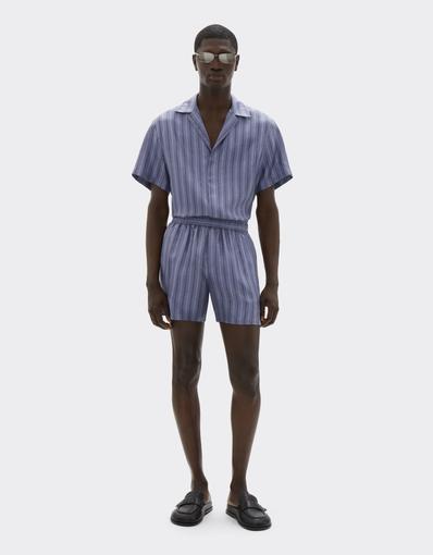 Ferrari Monogram silk shorts