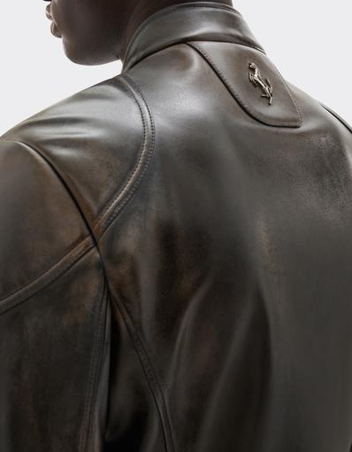 Reconditioned by Ferrari leather jacket for the 2026 Silverstone GP
