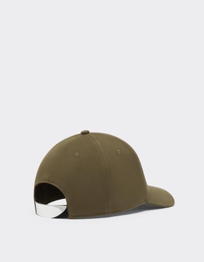 Cotton Drill Baseball Cap with Ferrari Embroidery