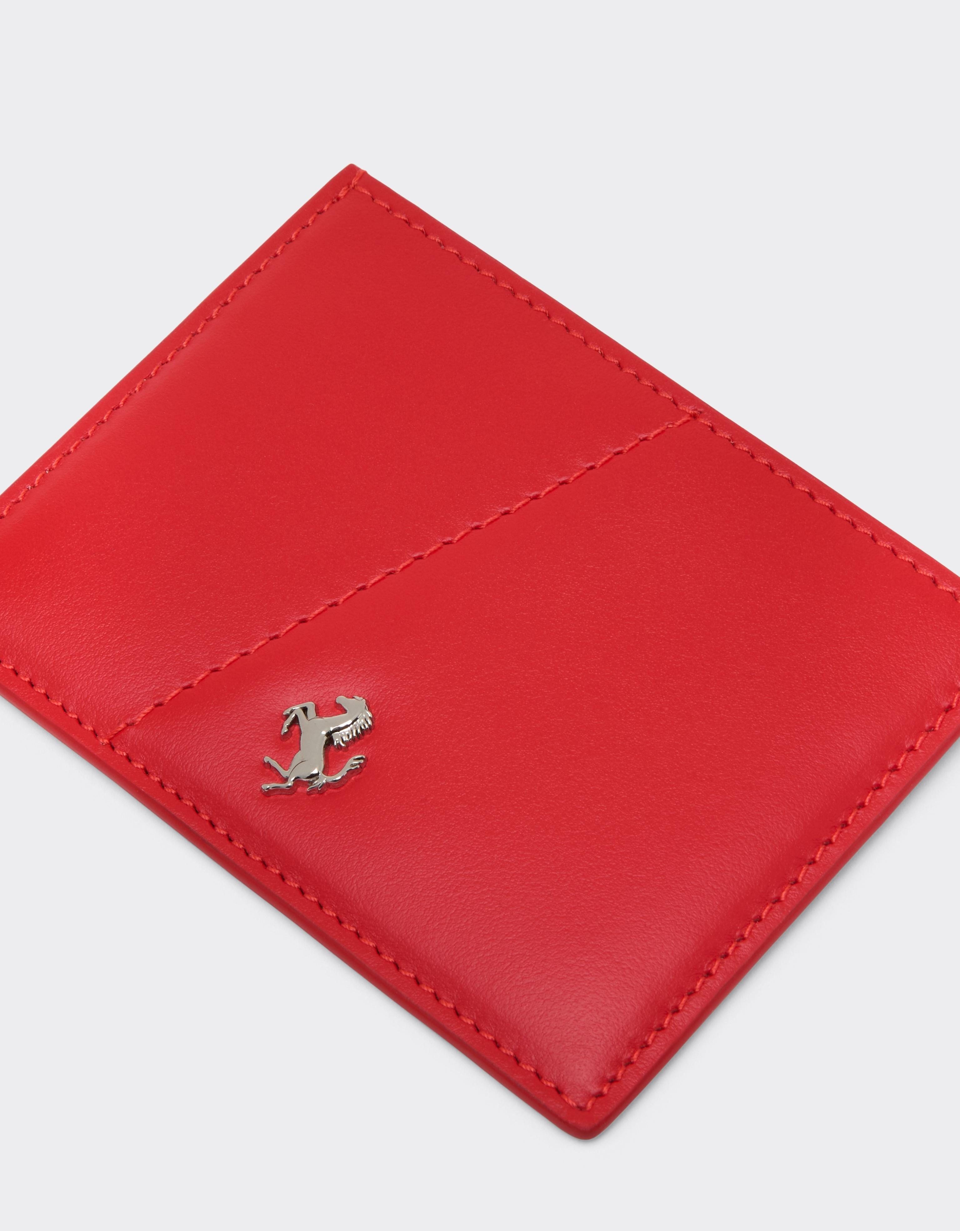 Leather Card Holder with Stitching