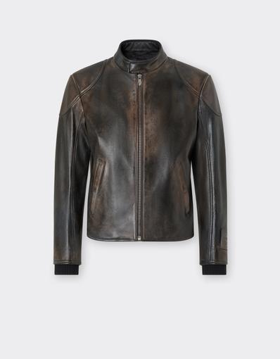 Reconditioned by Ferrari leather jacket for the 2026 Silverstone GP