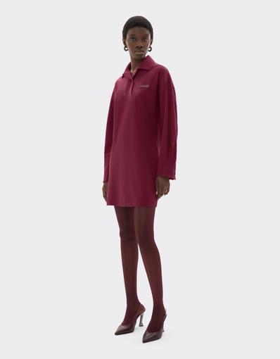 Cotton piqué polo dress