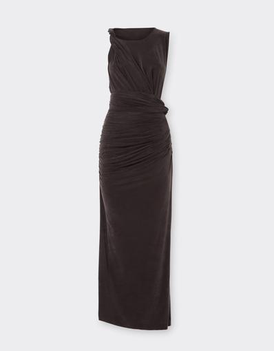 Sleeveless Draped Dress