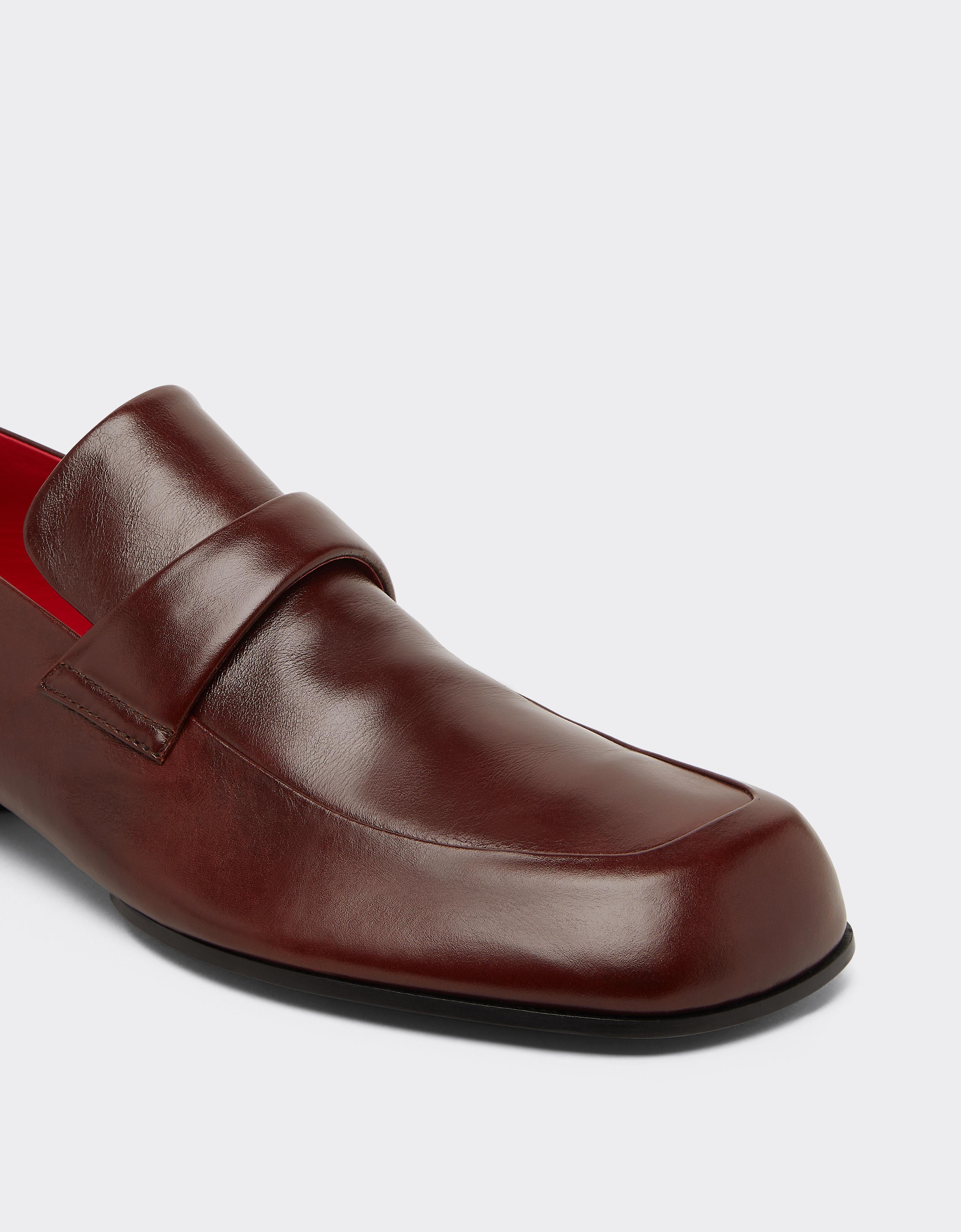Polished Leather Loafer