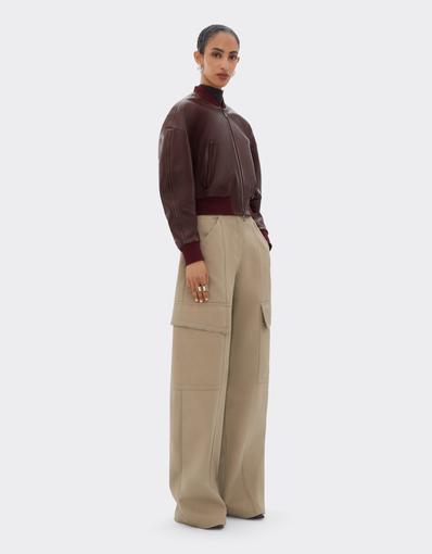 Double Mackintosh Cargo Trousers