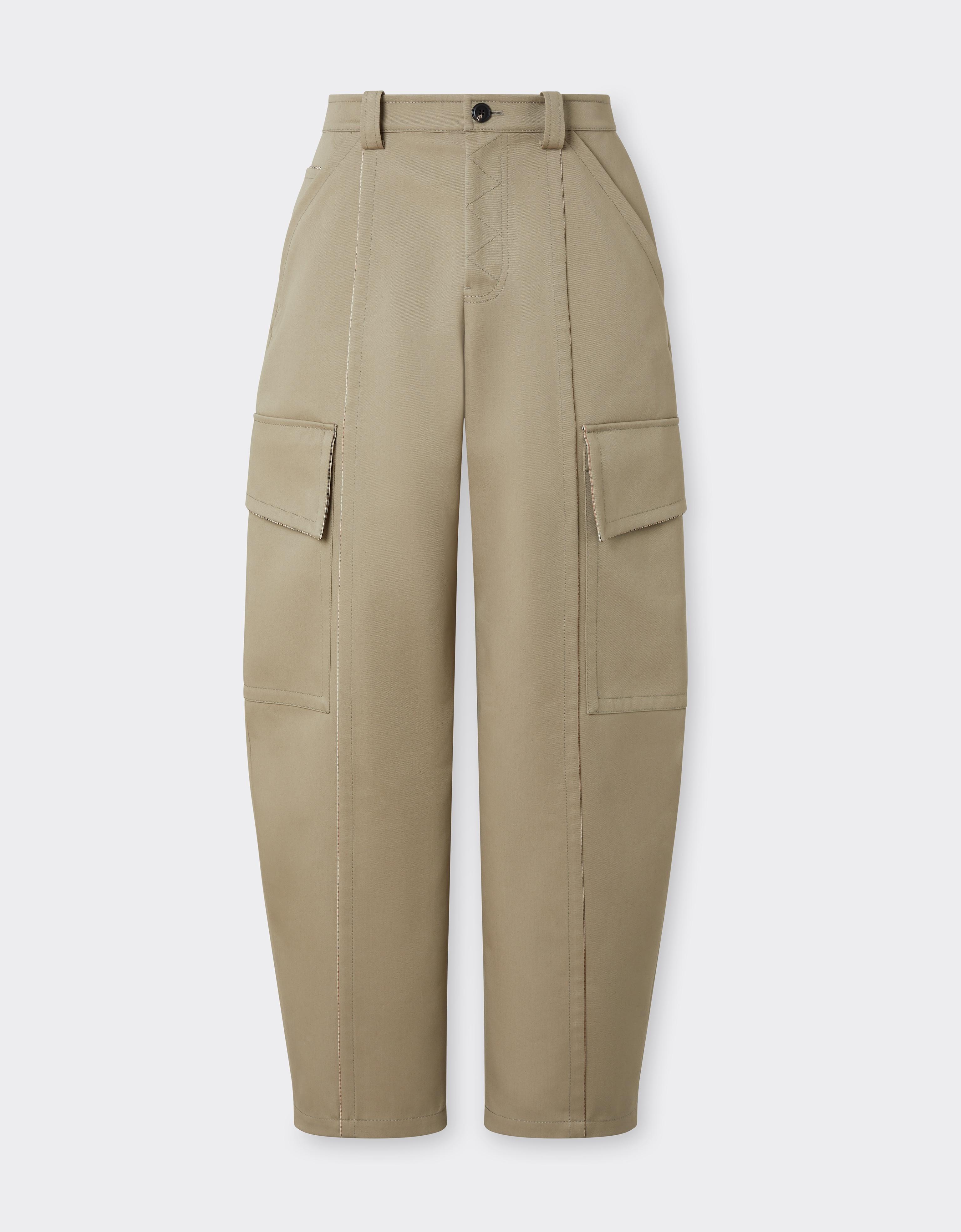 Double Mackintosh Cargo Trousers with Ferrari rear window