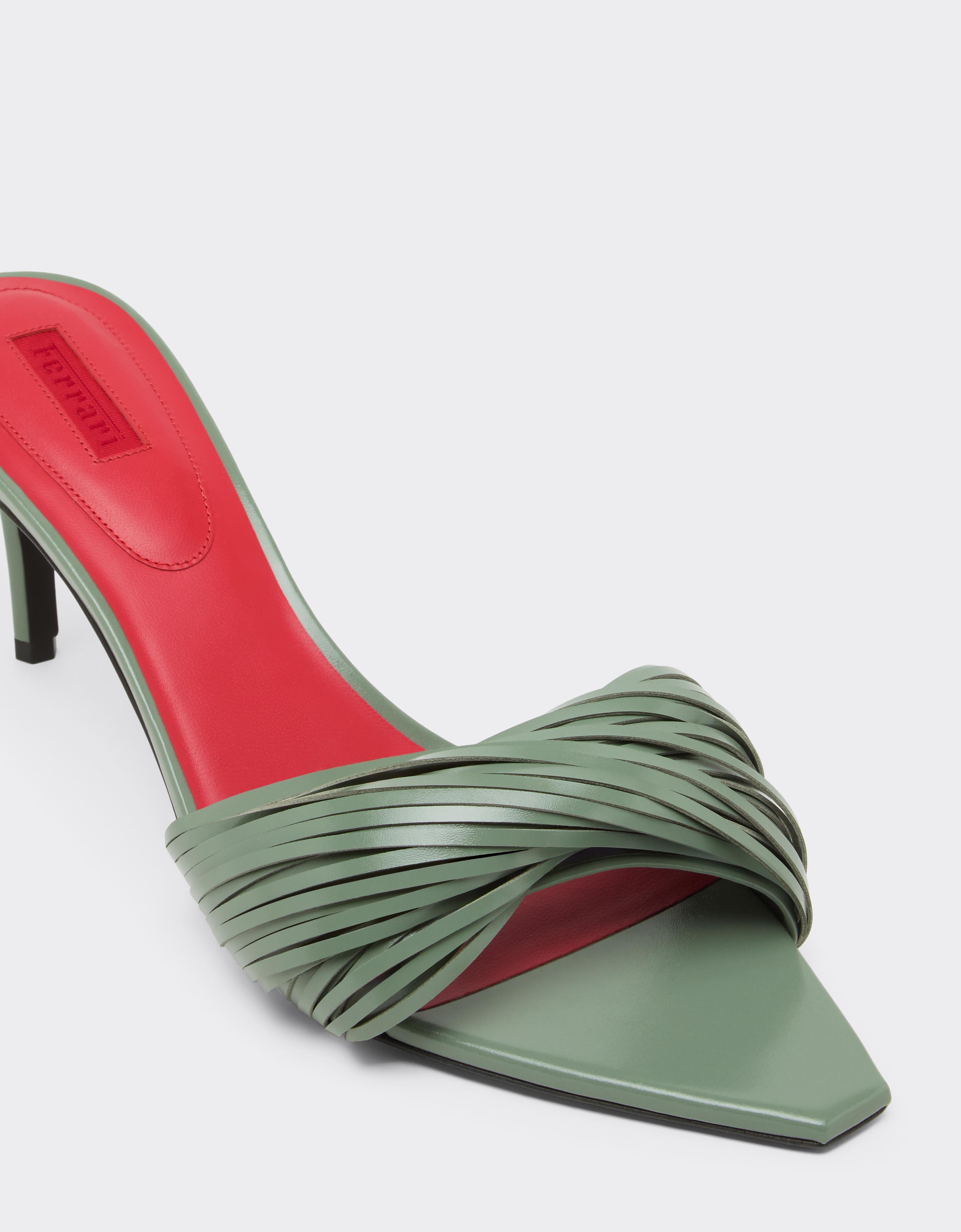 MULE SANDAL H65 WET LEATHER