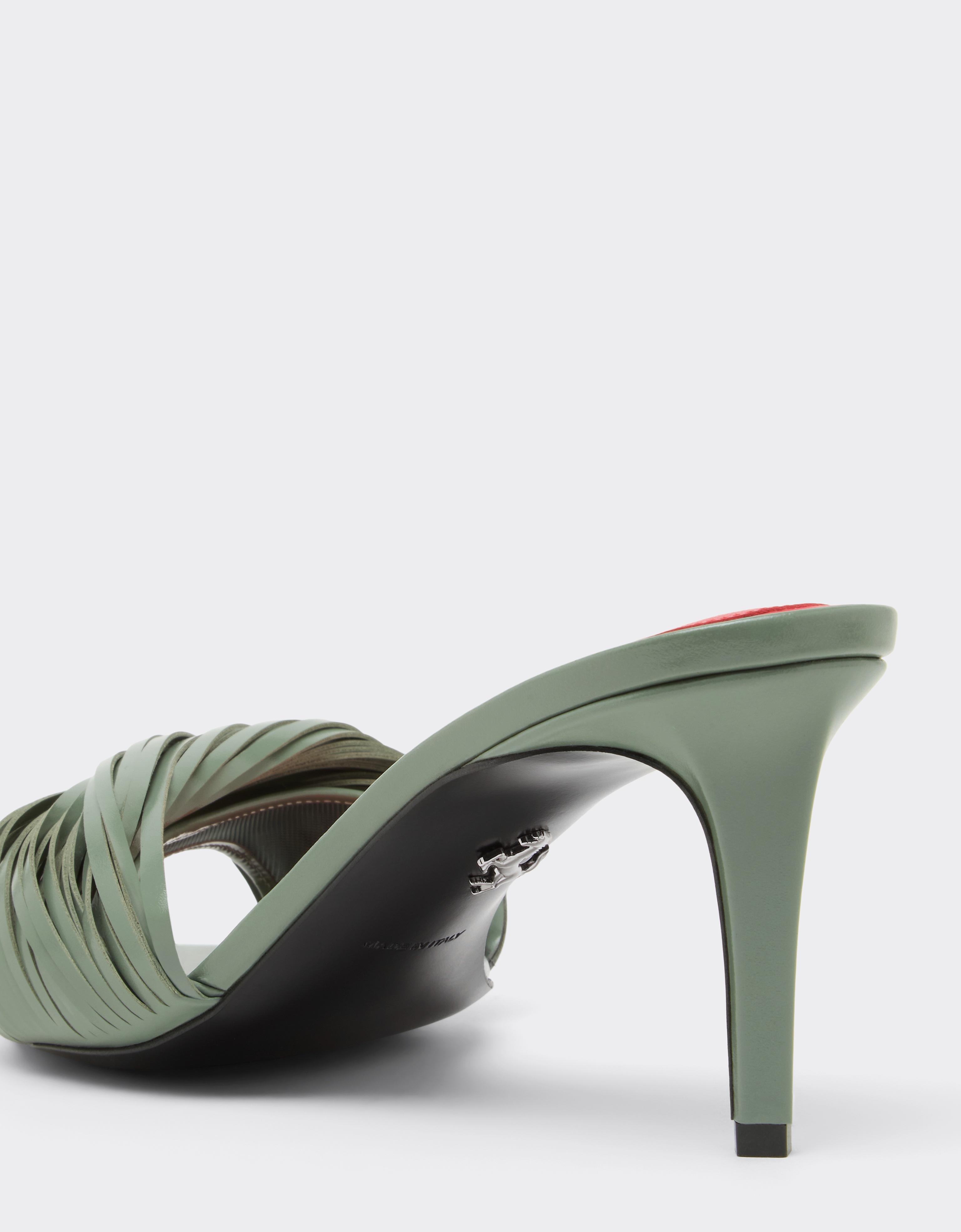 MULE SANDAL H65 WET LEATHER