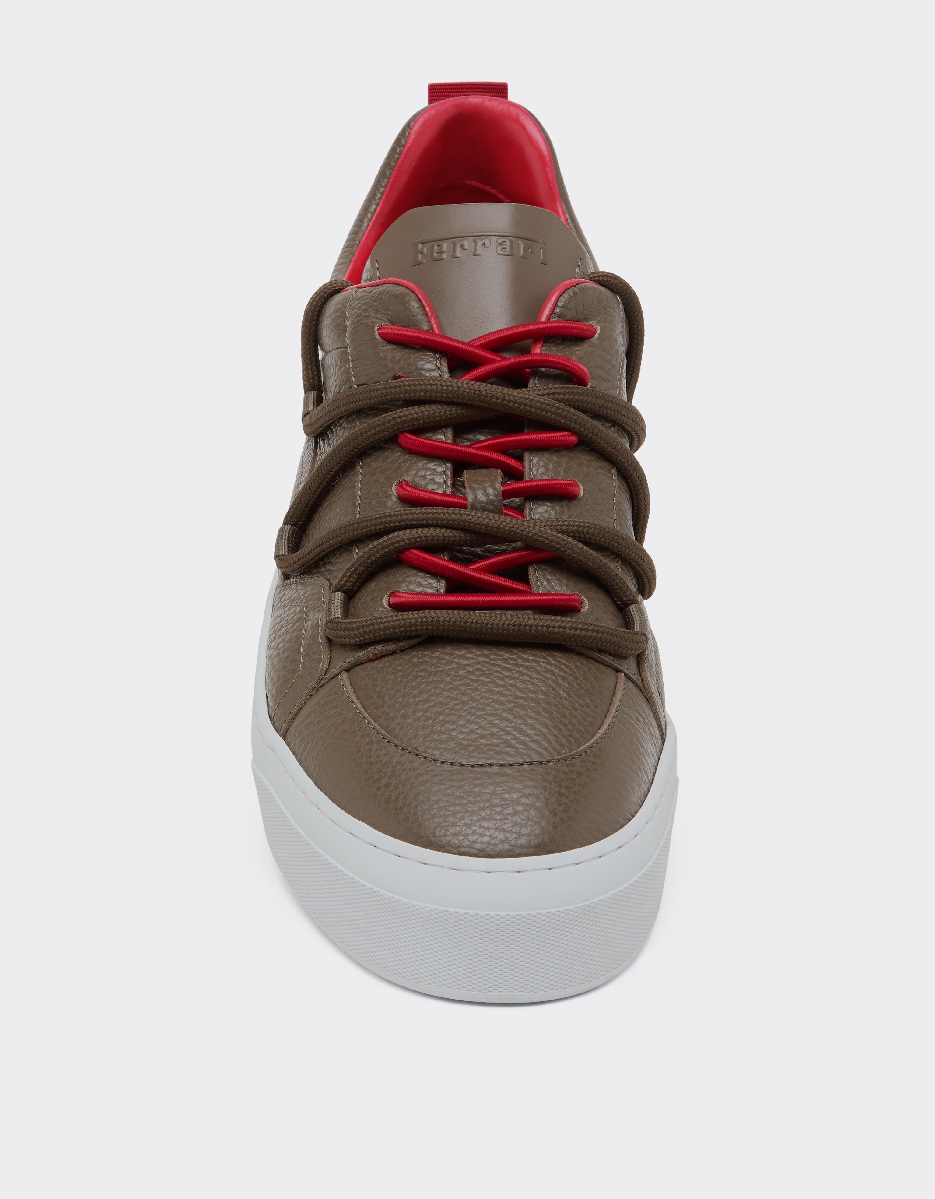 FLAT SNEAKERS LOW GRAIN LEATHER