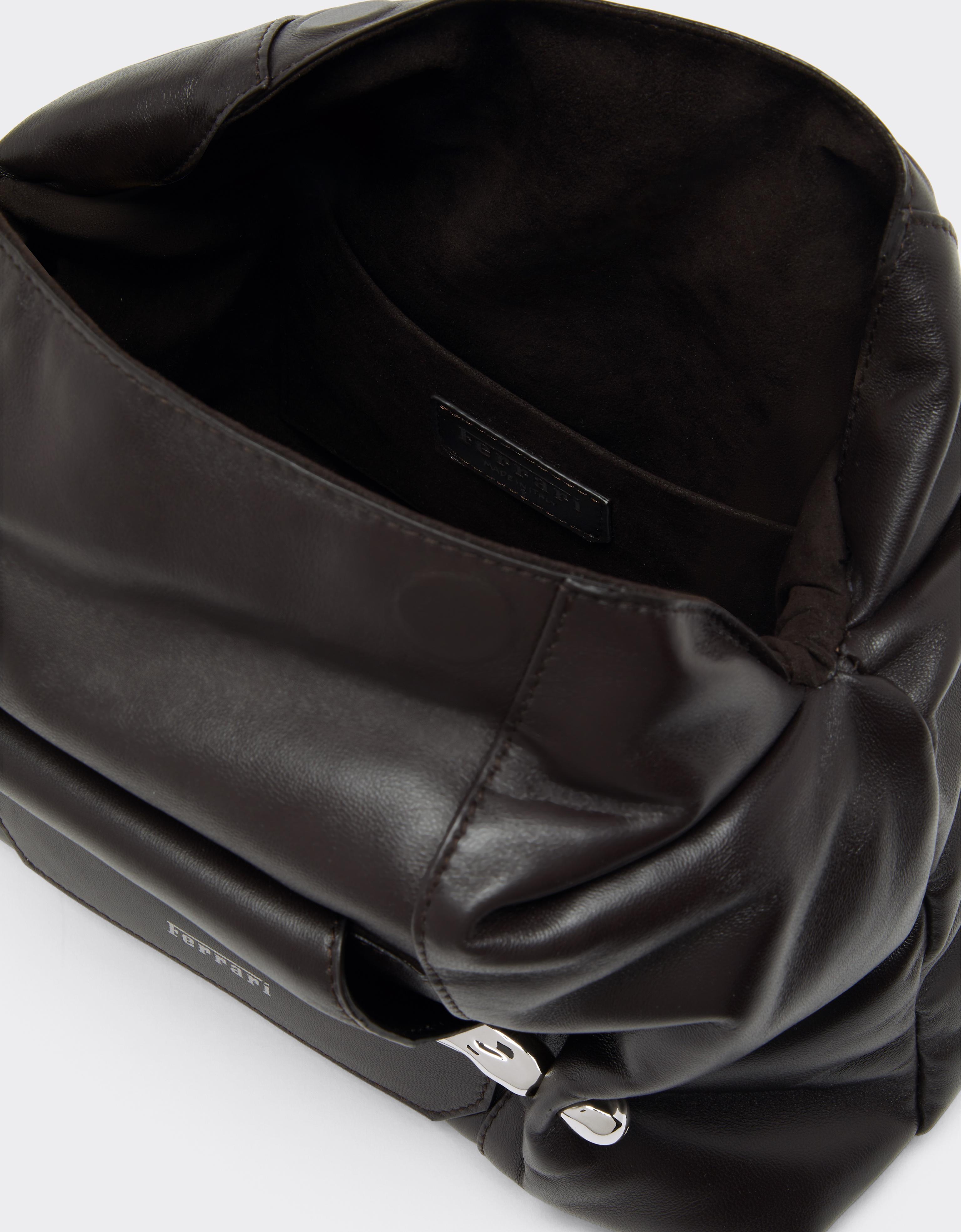 Soft Semi-Gloss Leather Clutch