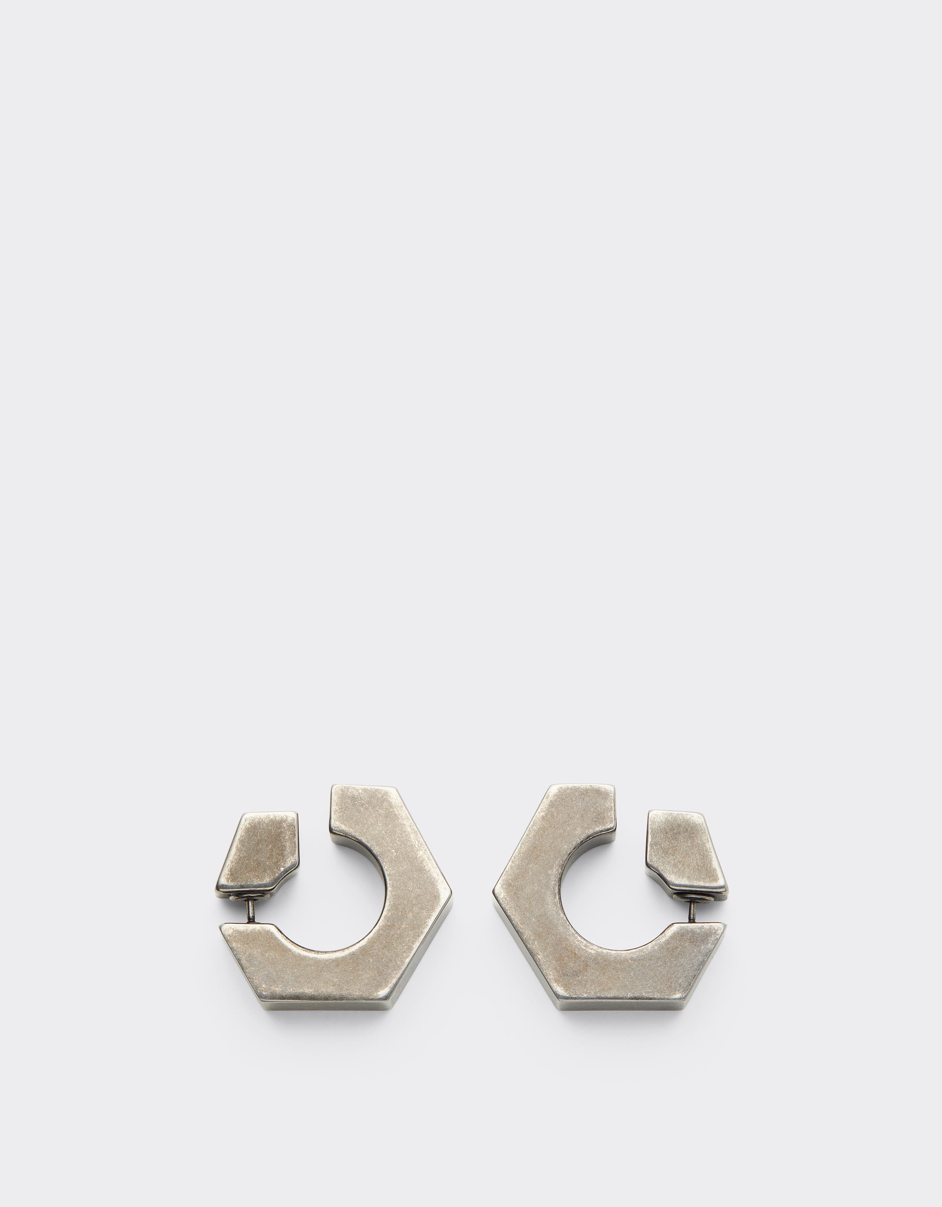 Boucles d’oreilles « Bullone » en métal