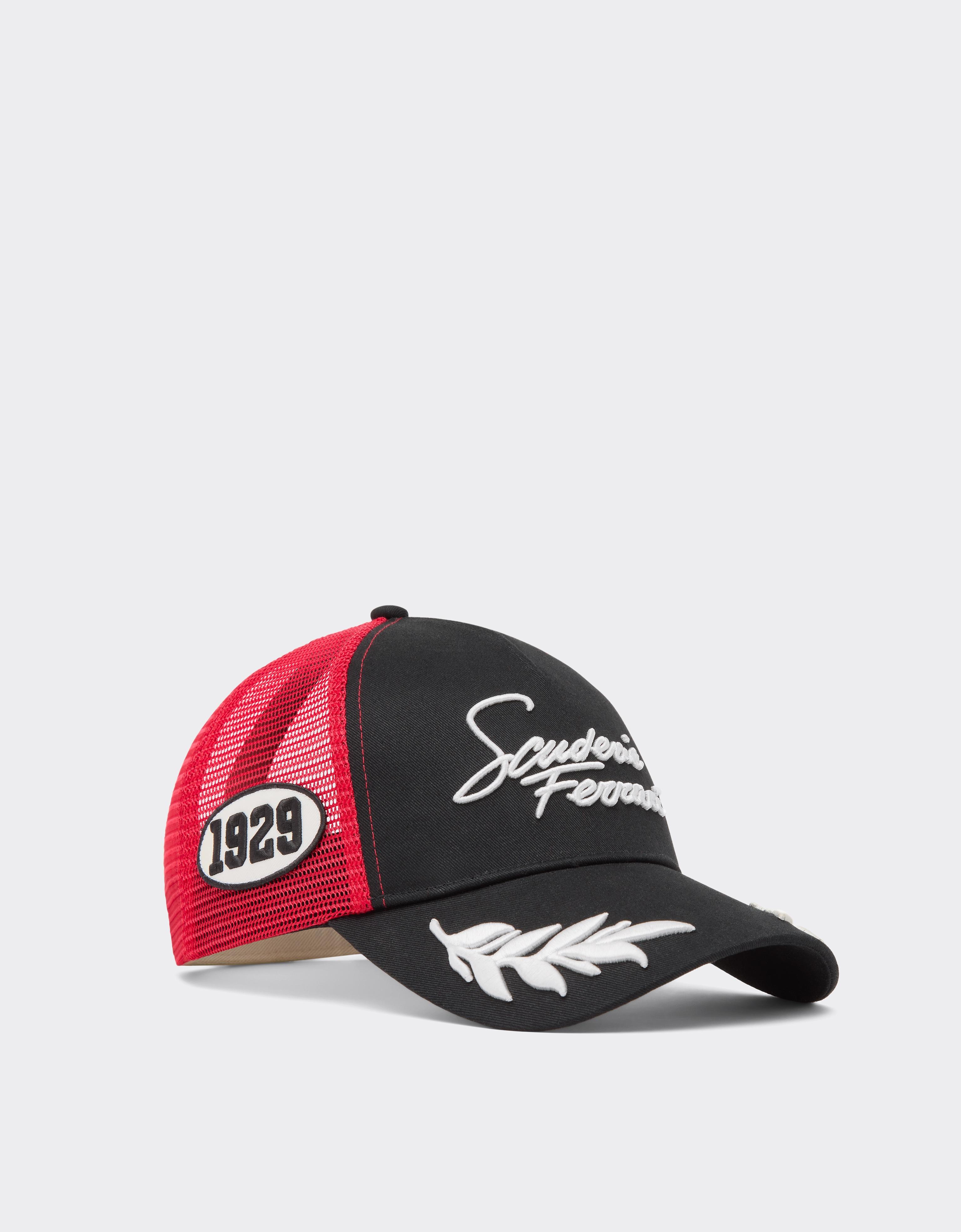 Scuderia Ferrari cotton trucker cap