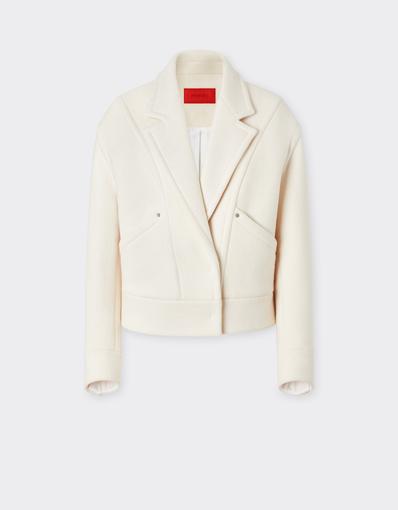 Chaqueta de paño doble de lana