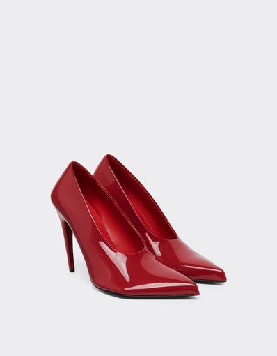 FERRARI SECOND SKIN patent leather court shoes